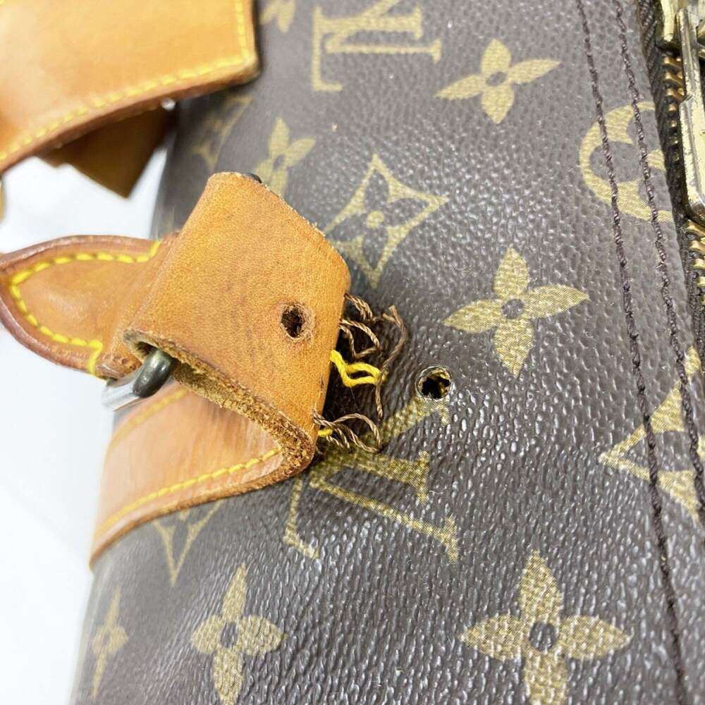 LOUIS VUITTON Brown Monogram Keepall 55 Boston Bag - Picture 6 of 13